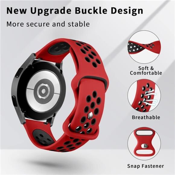 4 Pack Bands Compatible with Galaxy Watch 7 6 5 4 Band 40mm 44mm/Galaxy Watch - Picture 2 of 7